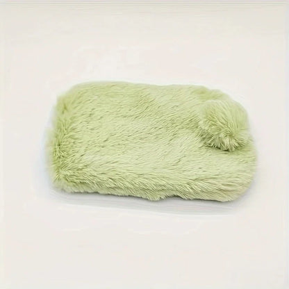 Rabbit Bed Pad-Faux Fur Rectangular Sleeping Mat with Cotton Filling