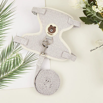 "Does your rabbit also jump in every direction you try to walk? This harness will solve that and make your time together safe and fun."    Safe, comfy and escape-resistant harness set for stress-free outdoor adventures.