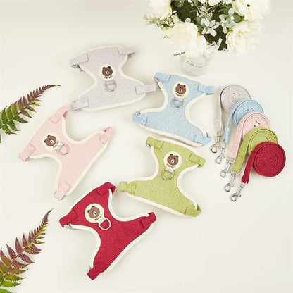 "Does your rabbit also jump in every direction you try to walk? This harness will solve that and make your time together safe and fun."    Safe, comfy and escape-resistant harness set for stress-free outdoor adventures.